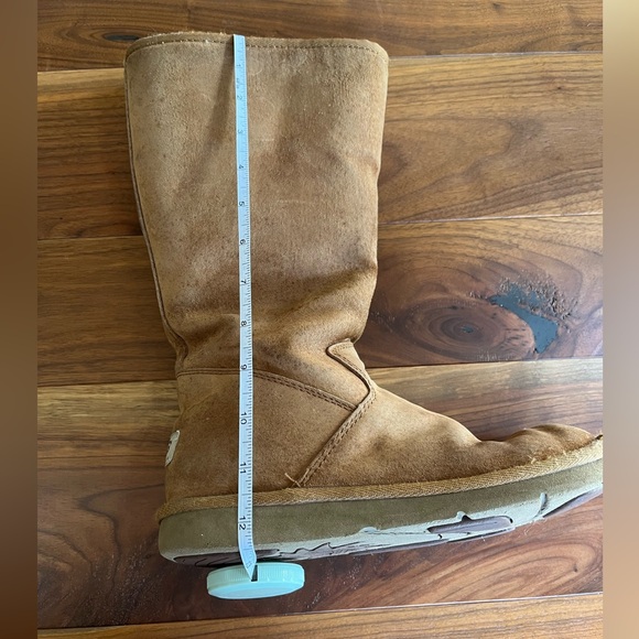 Ugg Leather Sheepskin Lined Boots Size 7 - Picture 11 of 13